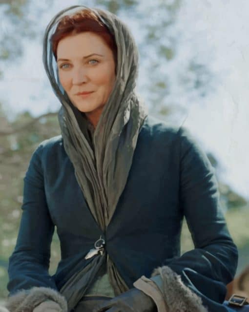Game Of Thrones Catelyn Stark paint by numbers