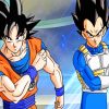 Goku And Vegeta paint by numbers