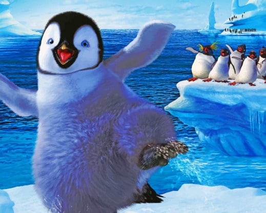 Happy Feet Animation paint by number