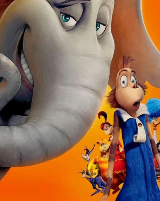Horton Hears A Who paint by numbers