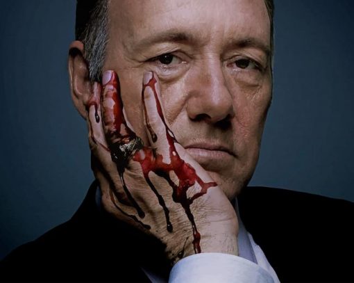 House Of Cards Frank Underwood paint by number