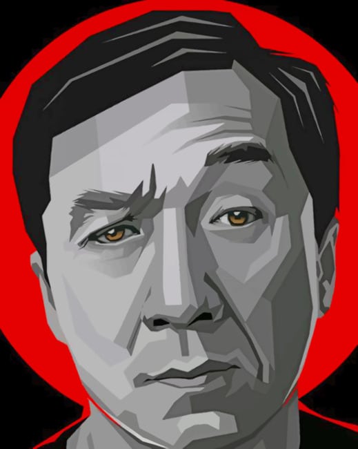 Jackie Chan Illustration paint by numbers