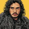 Jon Snow Illustration paint by numbers