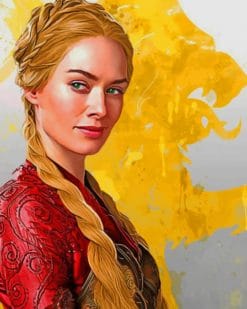 Lannister Cersei Illustration paint by numbers