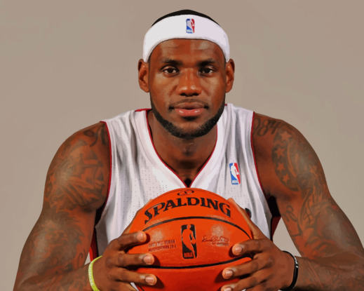LeBron James Basketball Player paint by number