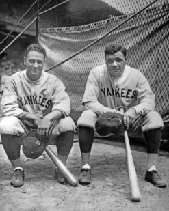 Lou Gehrig And Babe Ruth paint by numbers