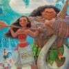 Moana Poster paint by numbers