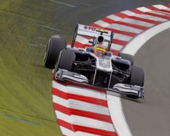 Pastor Maldonado Formula One paint by number