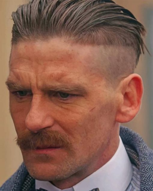 Peaky Blinder Arthur Shelby paint by numbers