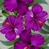 Purple Flowers paint by numbers