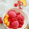 Raspberry And Peach Ice Cream Sorbet paint by numbers