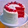 Red Velvet Cake With Cranberries paint by numbers