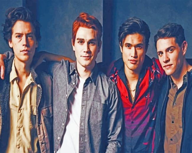 Riverdale Boys paint by numbers