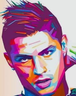 Ronaldo Pop Art paint by numbers