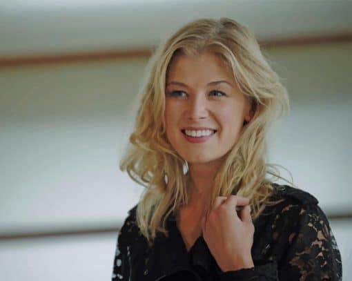 Rosamund Pike Actress paint by number