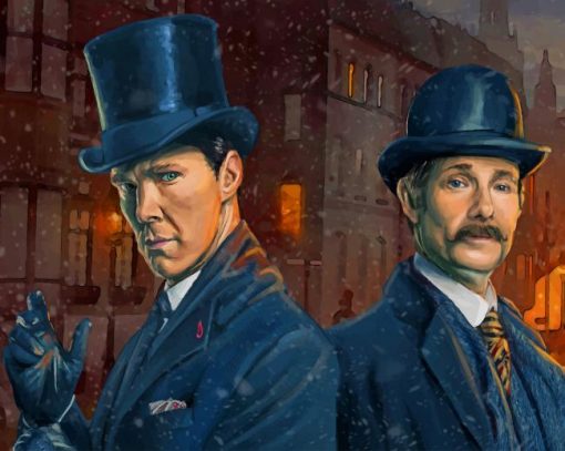 Sherlock Holmes The Abominable Bride paint by number