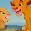 Simba And Nala paint by numbers