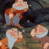 Three Dwarfs Snow White paint by numbers