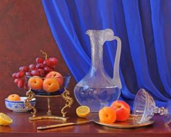 Still Life Aesthetic Fruits paint by number