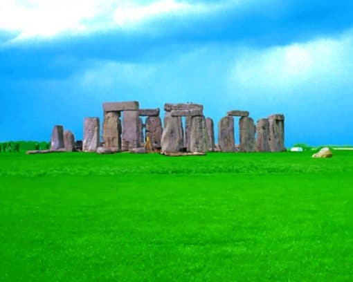 Stonehenge England paint by number