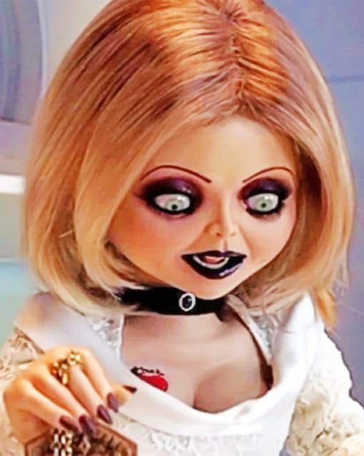 Tiffany Valentine Chucky paint by numbers