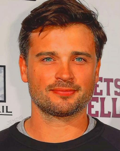 Tom Welling Actor paint by numbers