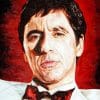 Tony Montana Illustration paint by numbers