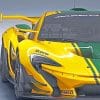 Yellow And Green Mclaren P1 paint by numbers