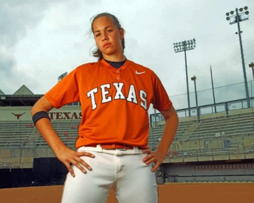 Cat Osterman Player Paint by numbers