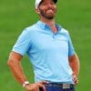 Dustin Johnson Player Paint by numbers