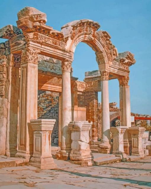 Ephesus Ruins Paint by numbers