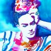 Frida Kahlo Colorful Art paint by numbers