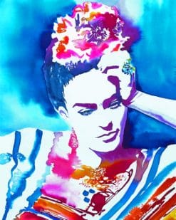 Frida Kahlo Colorful Art paint by numbers
