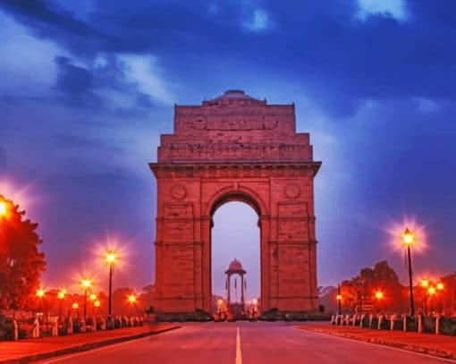 India Gate Paint by numbers