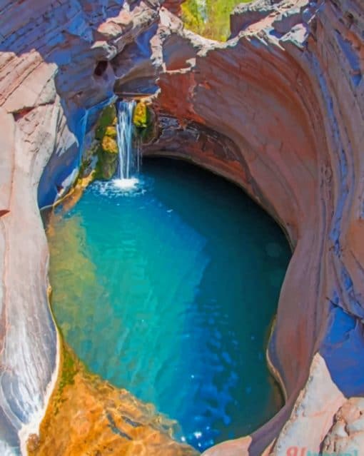 Karijini National Park Paint by numbers
