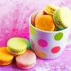 Macarons In Cup paint by numbers