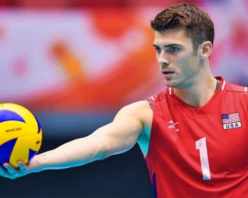 Matt Anderson Player Paint by numbers