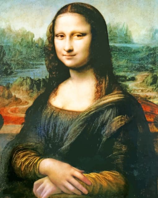 Mona Lisa paint by numbers