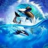 Orca Whale paint by numbers