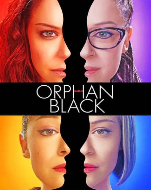 Orphan Black Cast paint by numbers