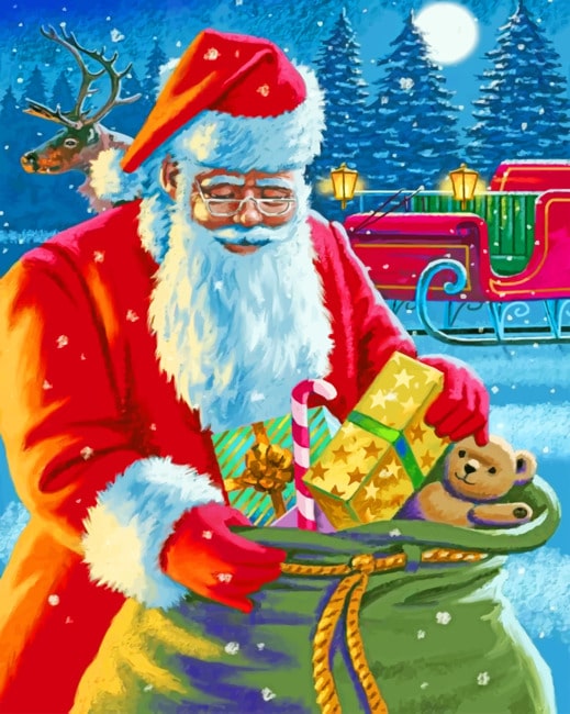 Santa Claus Gifts paint by numbers