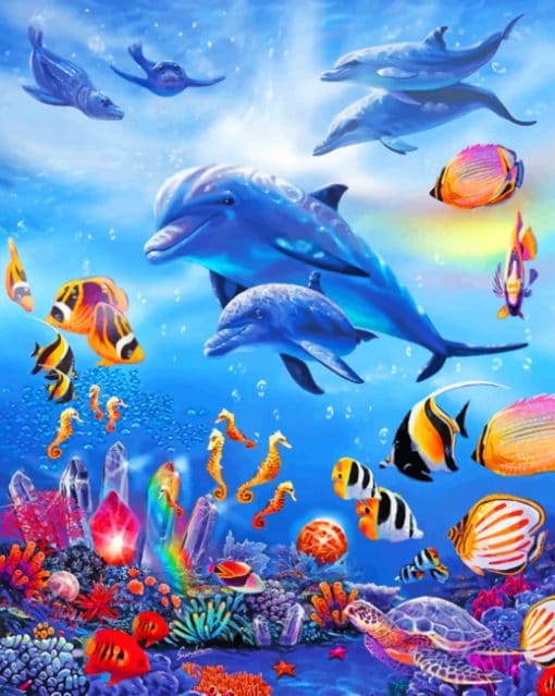 Underwater World paint by numbers