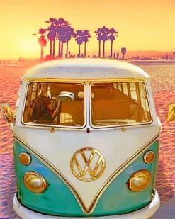 VW Bus paint by numbers