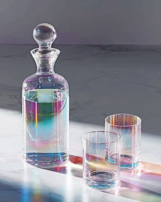 Aesthetic Glass Decanter Paint by numbers
