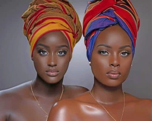 Black African Women Paint by numbers