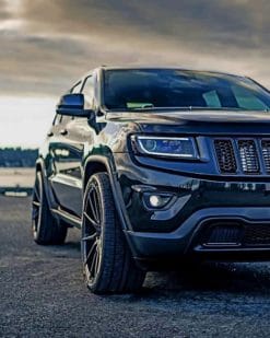 Black Jeep Grand Cherokee Paint by numbers
