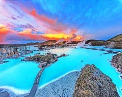 Blue Lagoon Iceland paint by numbers