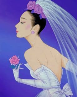 Bride illustration Paint by numbers