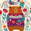 Brown Bear ¨paint by numbers