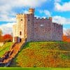 cardiff castle wales paint by numbers